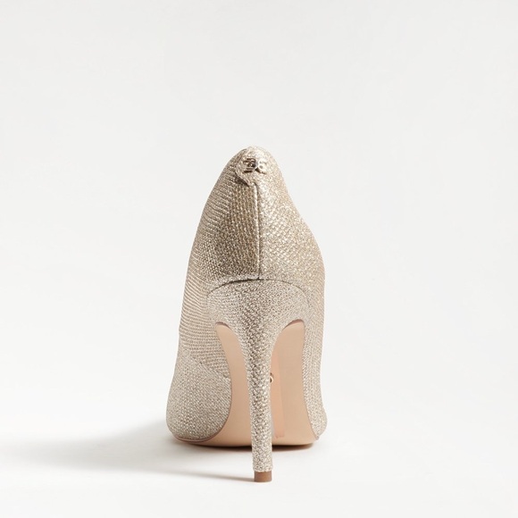 Sam Edelman 
Hazel pointed toe pump in Gold Mesh 
Size 7 1/2 - Picture 14 of 14